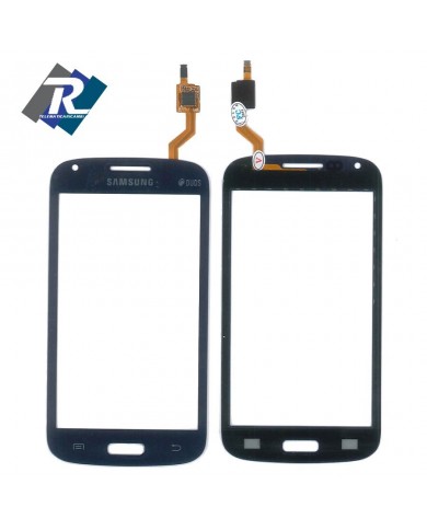 TOUCH SCREEN SAMSUNG GALAXY CORE GT-i8260 i8262 duos NERO - DARK BLU + Biadesivo