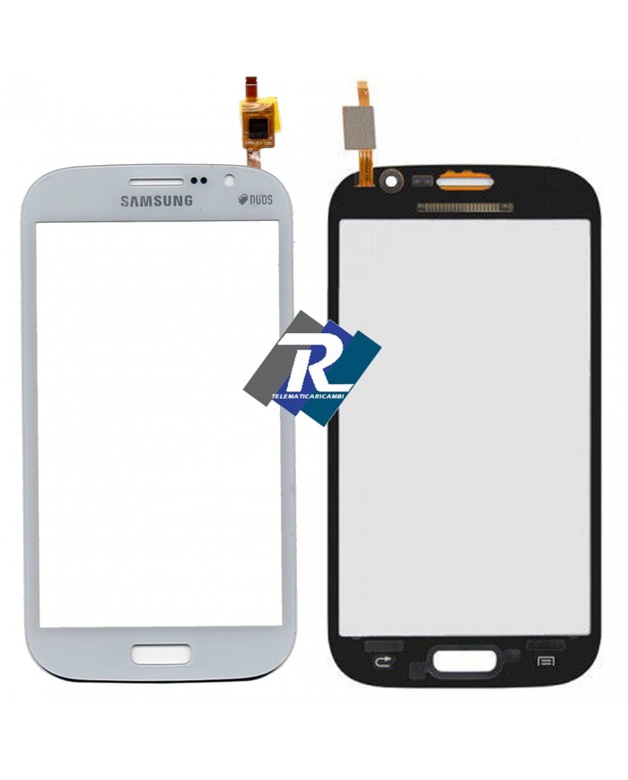 TOUCH SCREEN DISPLAY VETRO SAMSUNG GALAXY GRAND DUOS GT- I9082 I9080 BIANCO