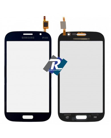 TOUCH SCREEN DISPLAY VETRO SAMSUNG GALAXY GRAND DUOS GT- I9082 I9080 DARK BLU