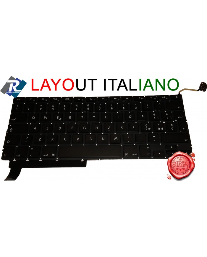 TASTIERA Italiana per Apple Macbook Pro 15" Unibody A1286 2009 2010 2011 2012