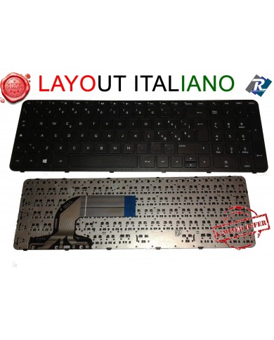 Tastiera ITALIANA HP Pavilion  17-E000 SERIE G2 250 G3 255 G3 256 G3 R65 + FRAME