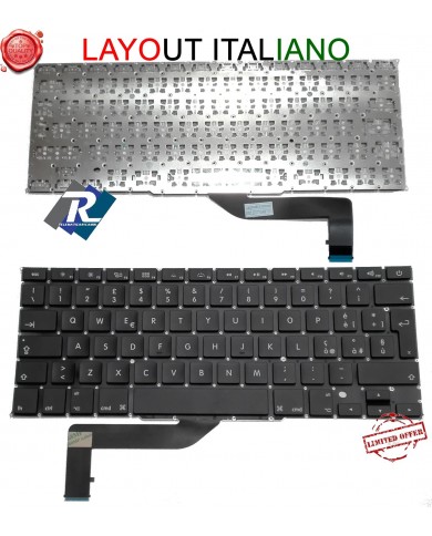 TASTIERA Italiana per Apple Macbook Pro Retina A1398 15" pollici MC975 MC976