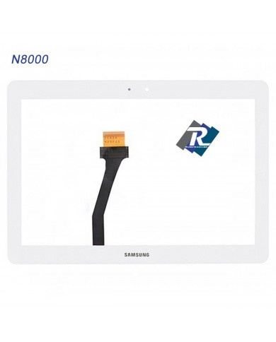 TOUCH SCREEN VETRO PER TABLET SAMSUNG GALAXY NOTE N8000 GT-N8000  10.1 BIANCO